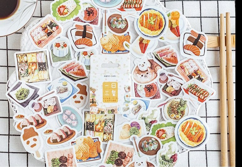 Korean Food Planner Stickers