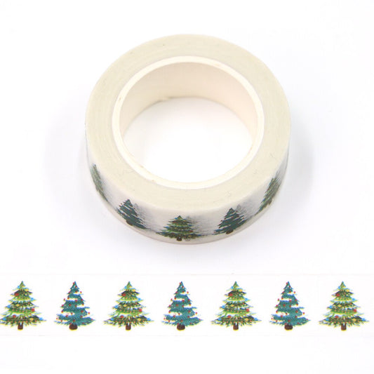 Christmas Trees Washi Sample