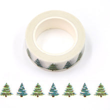 Load image into Gallery viewer, Christmas Trees Washi Sample
