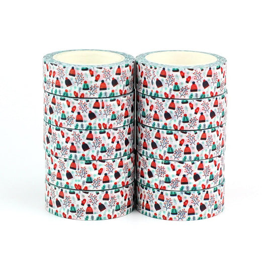 Christmas Hats and Gloves Washi Tape