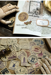 Vintage Travelling in the Old Days Planner Stickers