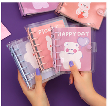 Load image into Gallery viewer, Cute Bear Transparent Ring Binder
