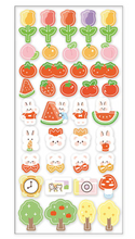 Load image into Gallery viewer, Tulips and Fruits Glitter PET Sticker
