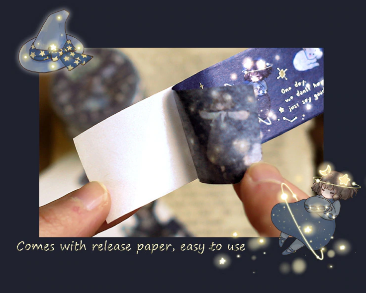 Starry Story Series Gilded Washi Tape