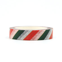 Load image into Gallery viewer, Red and Green Christmas Washi Tape
