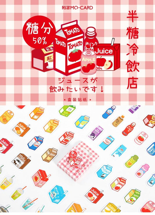 Kawaii Drinks Planner Stickers