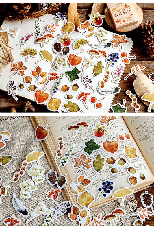 Autumn Leaves Planner Stickers