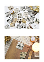 Load image into Gallery viewer, Vintage Newspaper Planner Stickers
