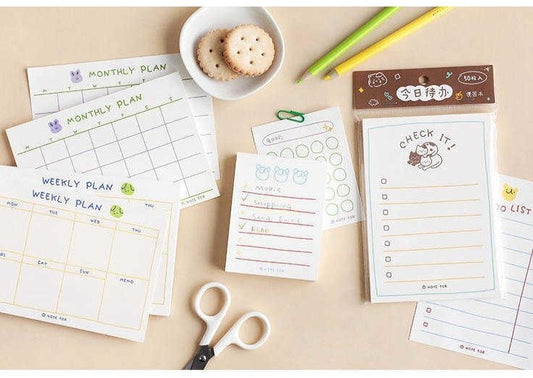 Planner Note Pads