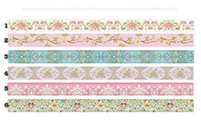 Load image into Gallery viewer, Blooming Flowers Gold Foiled Washi Sample
