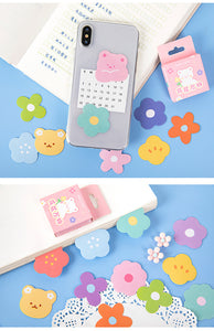 Kawaii Floral Planner Stickers