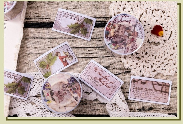 Retro Stamp Washi Tape