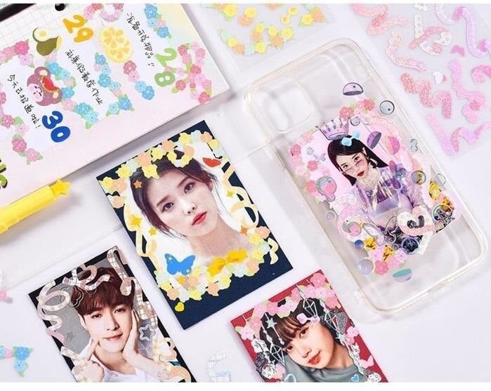 Sparkling Confetti Stickers