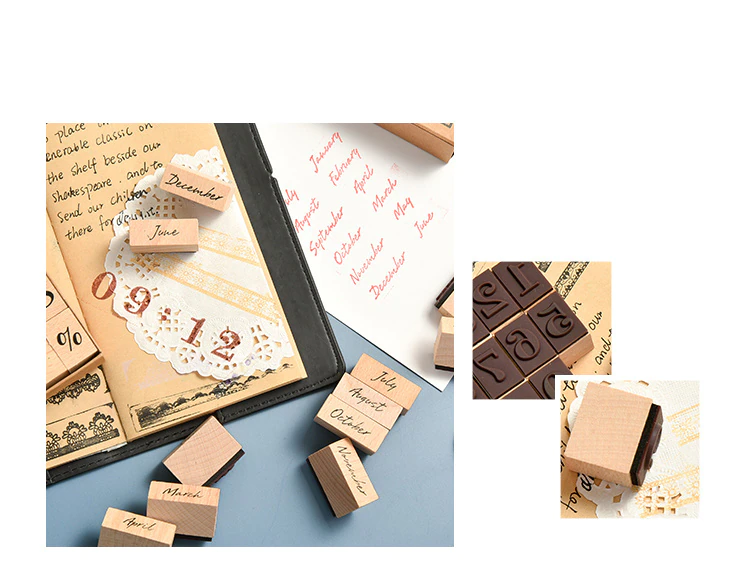 Retro Wooden Stamp