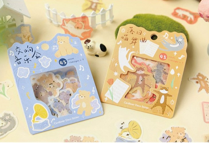 Forest Animals Flake Seals