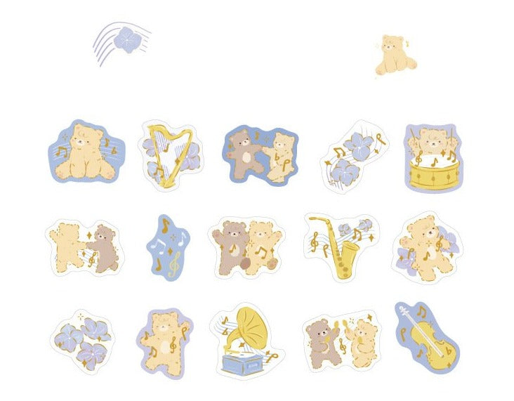 Forest Animals Flake Seals