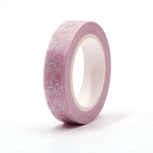 Load image into Gallery viewer, Lucky Clover Silver Foiled Washi Tape
