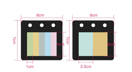 Transparent Ring Binder Inserts- Sticky Memo