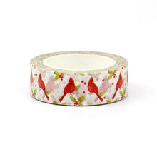 Load image into Gallery viewer, Red Cardinal Birds Washi Tape Sample
