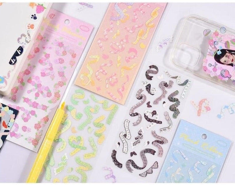 Sparkling Confetti Stickers