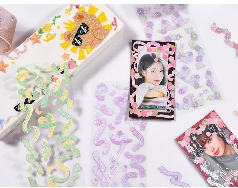Sparkling Confetti Stickers