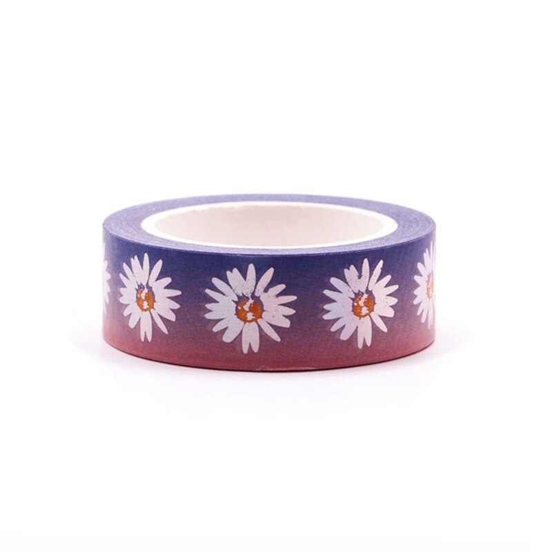 Cute Daisy Silver Foiled Washi Tape