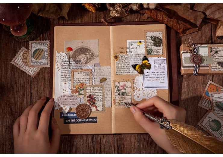 Vintage Stamp Stickers