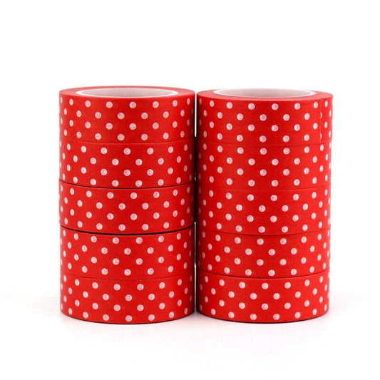 Polka Dot Red Washi Tape