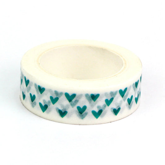 Green Heart Washi Tape