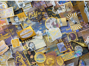 Renaissance Series Gold Foiled Stickers