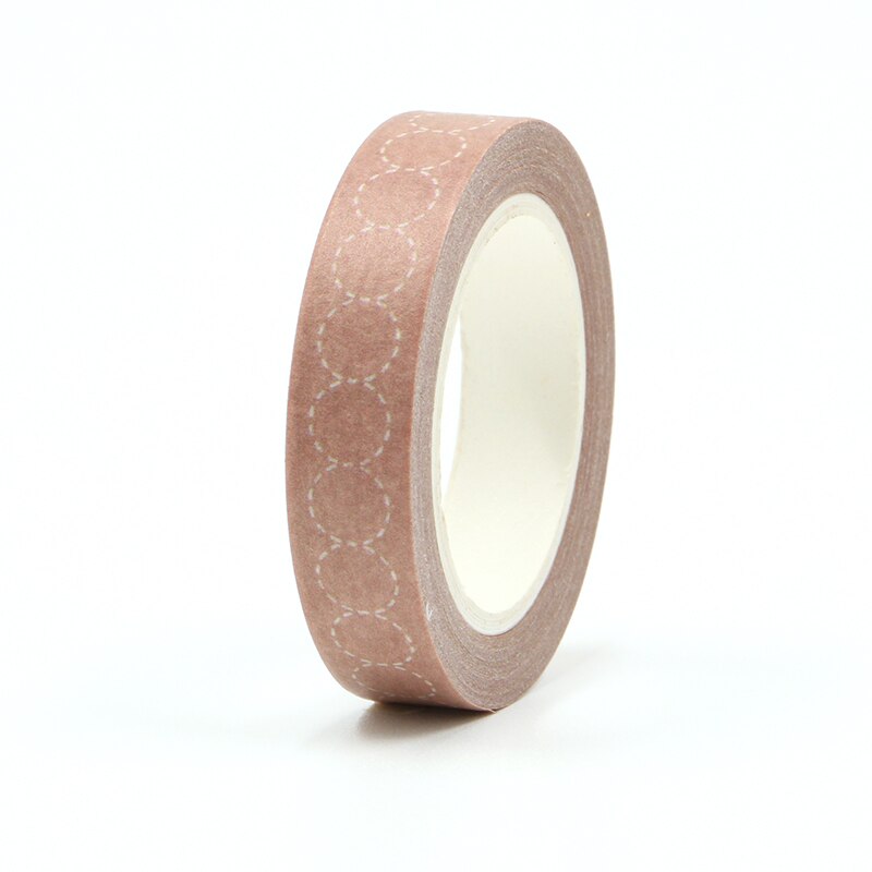 Dotted Circles Beige Washi Tape