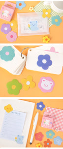 Kawaii Floral Planner Stickers