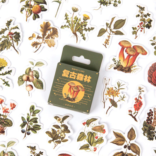 Vintage Forest Planner Stickers