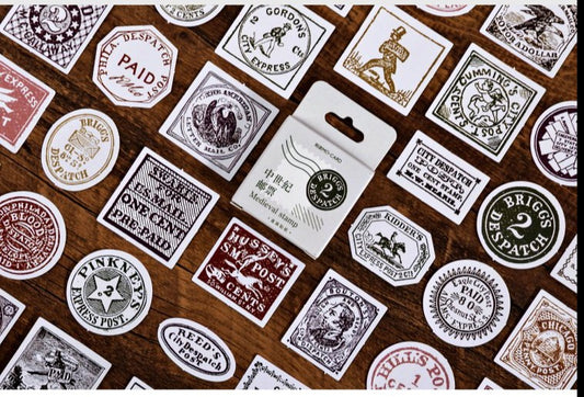 Medieval Stamps Planner Stickers