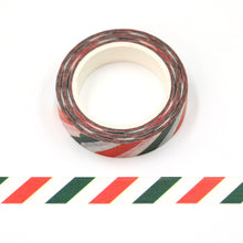 Load image into Gallery viewer, Red and Green Christmas Washi Tape Sample
