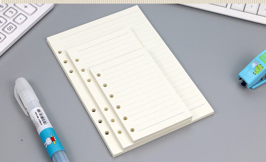 Transparent Ring Binder Inserts- Ruled