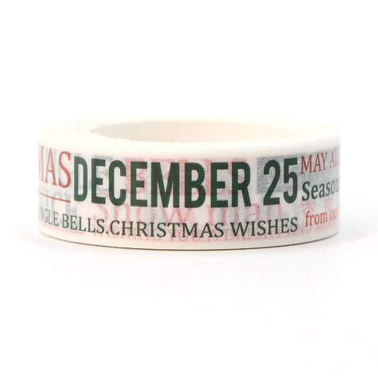Christmas Wishes Washi Tape