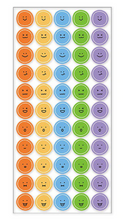 Load image into Gallery viewer, Colourful Smiley Glitter PET Sticker
