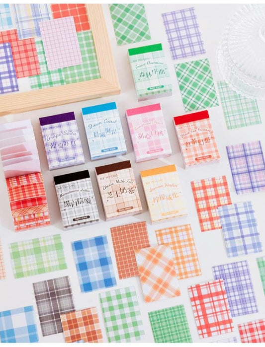 Grid Pattern Series Sticker Booklet