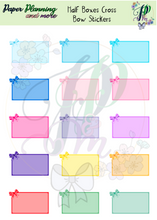 Load image into Gallery viewer, Half Boxes Cross Bow Sticker Sheet
