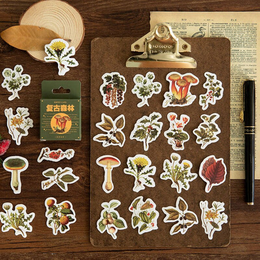 Vintage Forest Planner Stickers