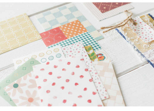 Patterned Scrapbooking Memo Pad