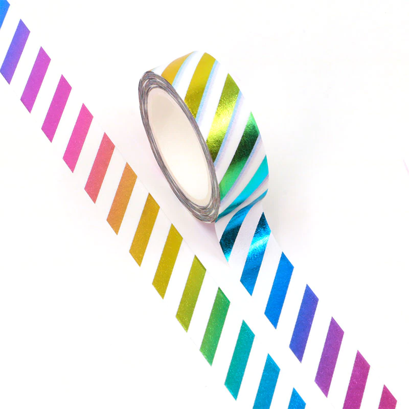 Holographic Rainbow Washi Tape