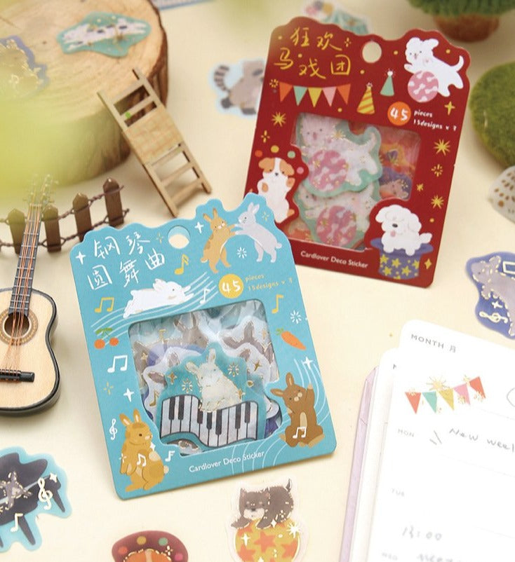 Forest Animals Flake Seals