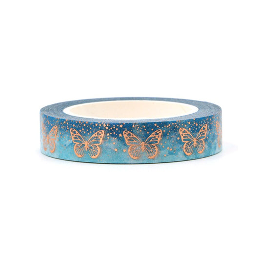 Gold Foiled Butterflies Washi Tape