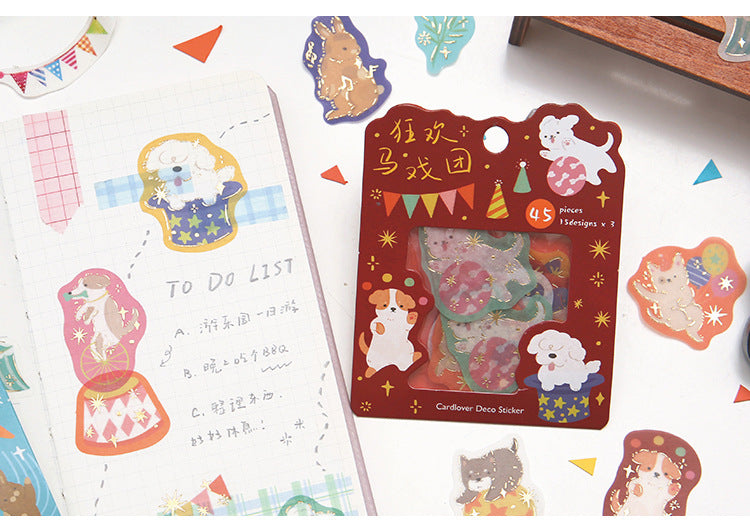 Forest Animals Flake Seals