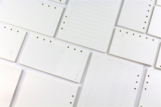 Transparent Ring Binder Inserts- To Do
