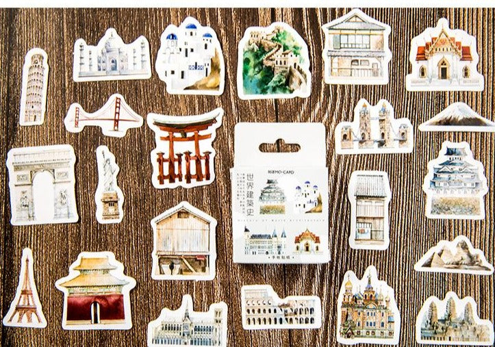 Architectures Around the World Planner Stickers