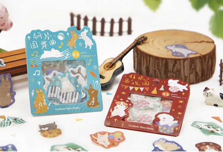 Forest Animals Flake Seals
