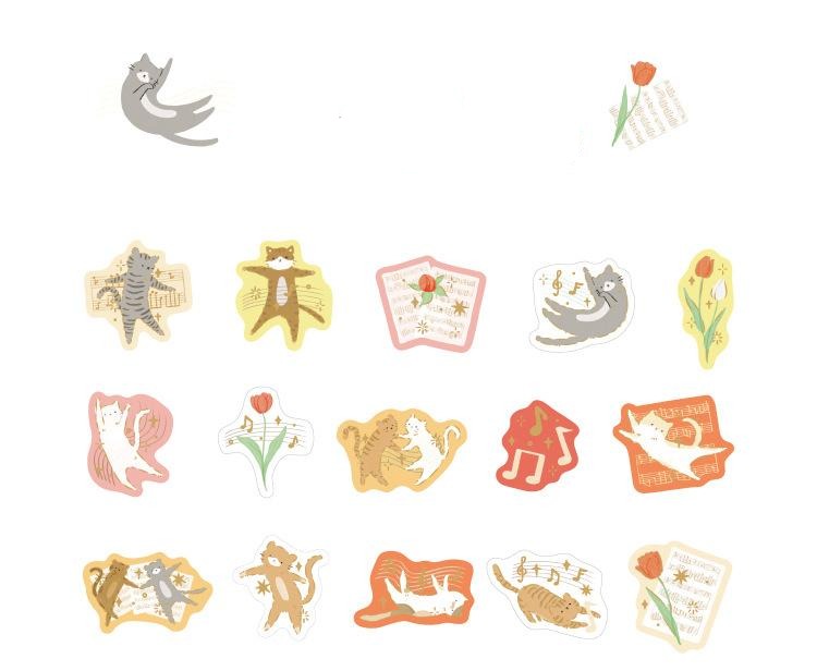 Forest Animals Flake Seals